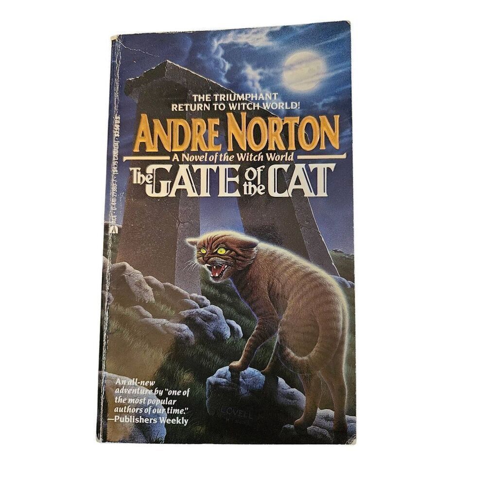 The gate of the cat by Andre Norton - ace fantasy books - isbn 0441273807